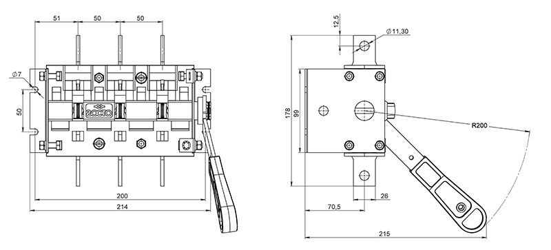 Разъединитель ВР32-37 А 30220 400A